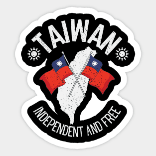 Taiwan Flag Sticker